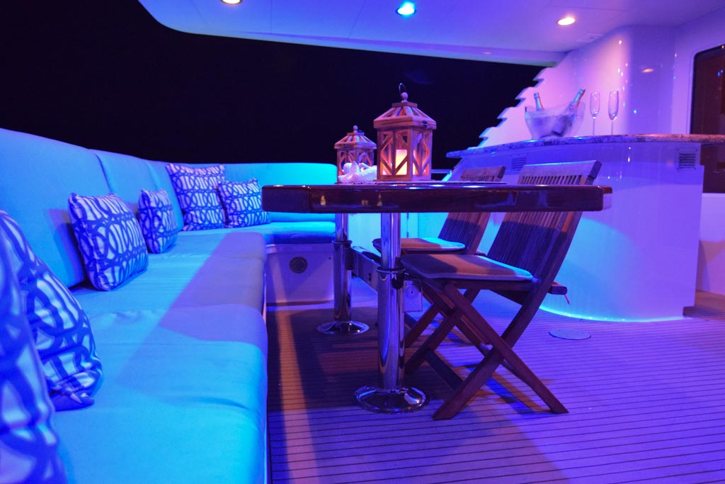 Rent a 107' private yacht to Bahamas and the Caribbean.
